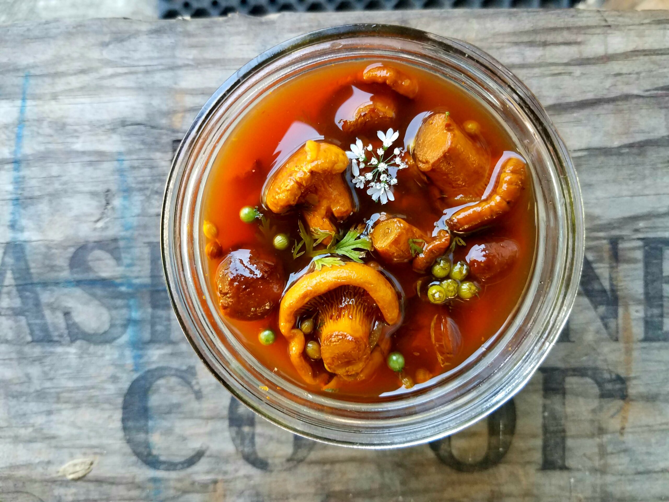 Cooking with Chef Carosi: Sriracha Pickled Wild Chanterelles
